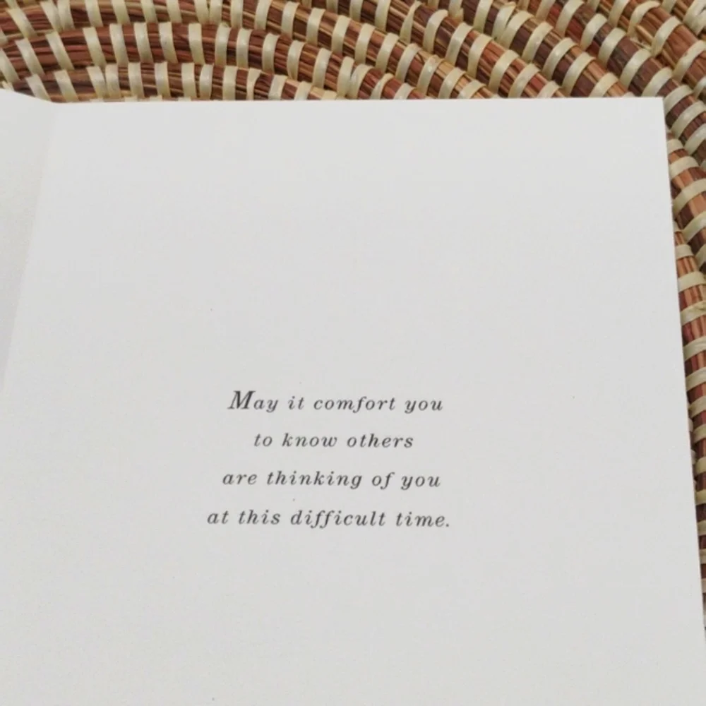 2 Sympathy Cards NEW